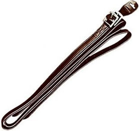 Produktbild von EURORIDING Steigbügelriemen SOFT Leder 145cm dunkelbraun