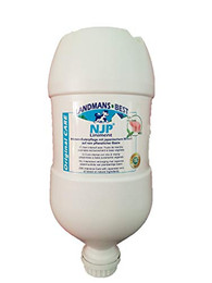 Produktbild von Euterpflege in der Dosierflasche Kerbl Original NJP® Liniment