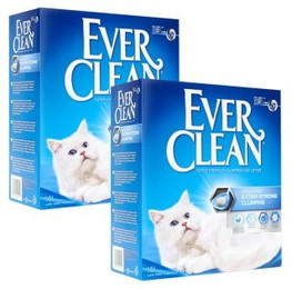 Produktbild von Ever Clean Extra Strong Clumping Katzenstreu, ohne Duft 2x10 l