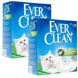 Produktbild von Ever Clean Extra Strong Klumpendes Katzenstreu mit Duft - 2 x 10 l