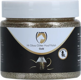 Produktbild von Excellent Horse Hi Gloss Glitter Huflack gold - 150 ml
