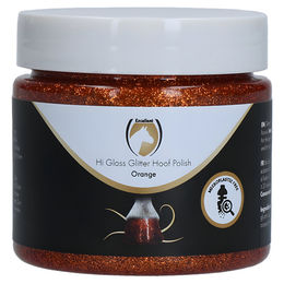 Produktbild von Excellent Horse Hi Gloss Glitter Huflack orange - 150 ml