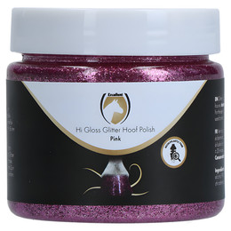 Produktbild von Excellent Horse Hi Gloss Glitter Huflack pink - 150 ml