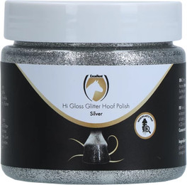 Produktbild von Excellent Horse Hi Gloss Glitter Huflack silber - 150 ml