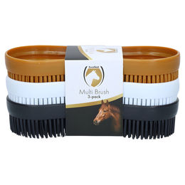 Produktbild von Excellent Horse Pferde-Bürste Multi Brush 3-pack