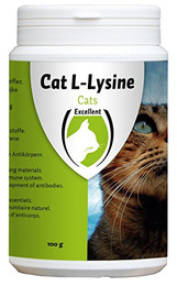 Produktbild von Excellent Pets L-Lysine Katzen Ergänzungsfuttermittel - 100 g