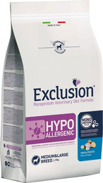 Produktbild von Exclusion Diet Hypoallergenic Medium/Large Adult mit Fisch & Kartoffel - 12 kg