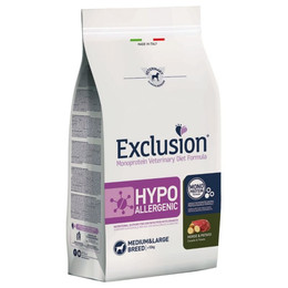 Produktbild von Exclusion Diet Hypoallergenic Medium/Large Adult mit Pferd & Kartoffel - 12 kg
