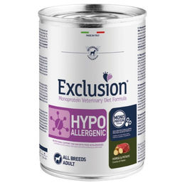 Produktbild von Exclusion Diet Hypoallergenic Pferd & Kartoffel 12 x 400 g