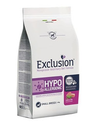 Produktbild von Exclusion Hypoallergenic Small Breed mit Schwein und Erbsen - 7 kg