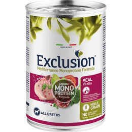 Produktbild von Exclusion Mediterraneo Adult Kalb Nassfutter 12 x 400 g