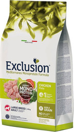 Produktbild von Exclusion Mediterraneo Adult Large mit Huhn - 12 kg