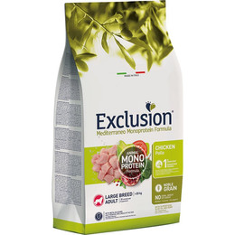 Produktbild von Exclusion Mediterraneo Adult Large mit Huhn - 2 x 12 kg
