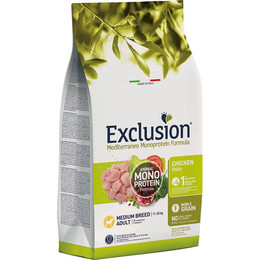 Produktbild von Exclusion Mediterraneo Adult Medium mit Huhn - 12 kg