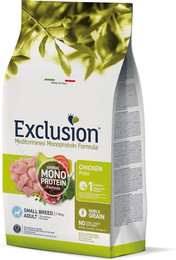 Produktbild von Exclusion Mediterraneo Adult Small mit Huhn - 2 x 7 kg
