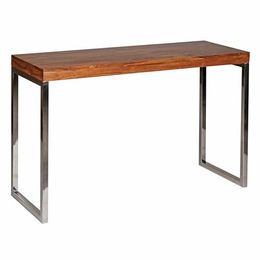Produktbild von Exklusiver Massivholz Konsolentisch 120 x 45 x 76 cm Tisch Sheesham Massiv