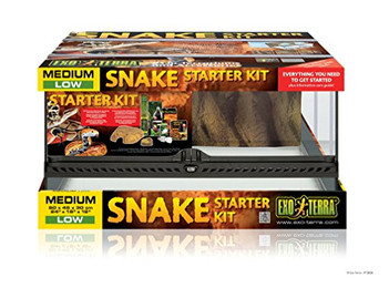 Produktbild von Exo Terra Glas-Terrarium Schlangen Set 60x45x30 cm