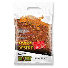 Produktbild von Exo Terra Stone Desert Terrarien-Substrat Outback Red Stone - 5 kg