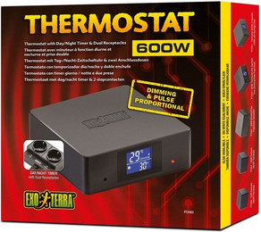 Produktbild von Exo Terra Terrarium-Klimasteuerung Thermostat mit Doppelsteckdose
