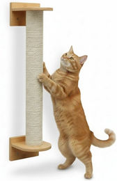 Produktbild von eyepower Kratzbaum zur Wandmontage - 66 cm Wandkratzbaum für Katzen - Sisal Kratzstamm, Sistammstamm Wand - Katzenkratzbaum platzsparend - Kletterwand Katze