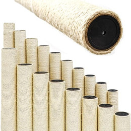 Produktbild von eyepower Sisalstamm 50 cm Ø 9,2 cm M8 für Kratzbaum Ersatz - 50 cm