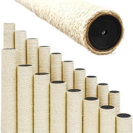 Produktbild von eyepower Sisalstamm 55 cm Ø 7,1 cm M10 für Kratzbaum Ersatz