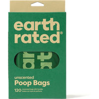 Produktbild von Earth Rated Hundekotbeutel mit Griff duftlos 120 Stück