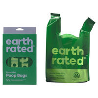 Produktbild von Earth Rated Hundekotbeutel mit Griff Lavendel 120 Stück