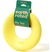 Produktbild von Earth Rated Hundespielzeug Frisbee aus TPR in Gelb Größe L für Welpen und große Rassen