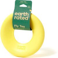 Produktbild von Earth Rated Hundespielzeug Frisbee aus TPR in Gelb Größe S für Welpen und kleine Hunde - 1 Stk.
