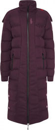 Produktbild von eaSt Lange Daunenjacke für Damen in Lila wasserdicht