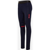 Produktbild von eaSt Reithose für Damen Sommer Reitleggings R1 Knie Grip Blau Nylon Größe L