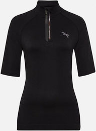 eaSt Reitshirt Damen Kurzarm Seamless Schwarz L-XL – Bild 1 von 1