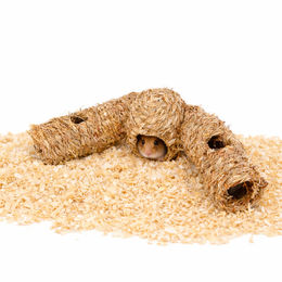Eastland Nagertunnel aus Heu für Hamster, Mäuse und Meerschweinchen aus Naturmaterial – Bild 1 von 3