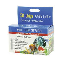Produktbild von Easy-Life 6in1 Wassertester Teststreifen für Süßwasser Aquaristik 50 Stück