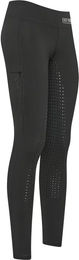Produktbild von Easy Rider Lana Reitleggings für Damen mit Full Grip und wasserabweisender Funktion Schwarz Größe 44