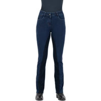 Produktbild von Easy Rider Reithose Full Grip für Damen aus Baumwolle Blau Größe 44