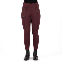 Produktbild von Easy Rider Reithose für Damen Winter Braun mit Full Grip aus Polyester Größe 46