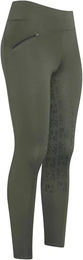 Produktbild von Easy Rider Reithose für Damen Winter mit Full Grip Silikon und wasserabweisender Eigenschaft in Grün Größe 46