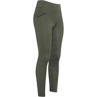 Produktbild von Easy Rider Reithose für Damen Winter mit Full Grip Silikon und wasserabweisender Eigenschaft in Grün Größe 46
