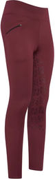 Produktbild von Easy Rider Reithose für Damen Winter mit Full Grip Silikon und wasserabweisender Eigenschaft in Rot