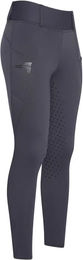 Easy Rider Reithose für Mädchen Winter Full Grip in Grau und Schwarz – Bild 1 von 1