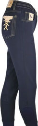 Easy Rider Reitjeans Azra mit Full Grip für Kinder in Blau – Bild 1 von 1