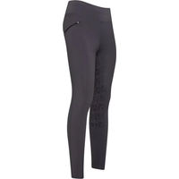 Produktbild von Easy Rider Turnierleggings Damen Full Grip Reithose wasserabweisend Grau