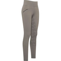 Produktbild von Easy Rider Turnierleggings Damen mit Full Grip Reithose Grau Größe 44