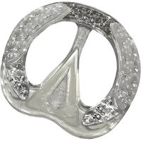 Produktbild von Easycare EasyShoe Race Offener Vorderbeschlag aus Aluminium Taille 5 Silber Transparent