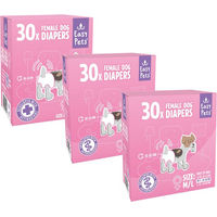 Produktbild von EasyPets Hundewindeln für Hündinnen M/L Rosa 100 Stück
