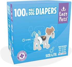 Easypets Hundewindeln für Rüden L/XL 100 Stück – Bild 1 von 6