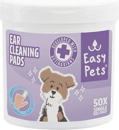 EasyPets Ohrreinigungspads aus Watte für empfindliche Ohren 50 Stück – Bild 1 von 1