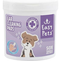 Produktbild von EasyPets Ohrreinigungspads aus Watte für empfindliche Ohren 50 Stück